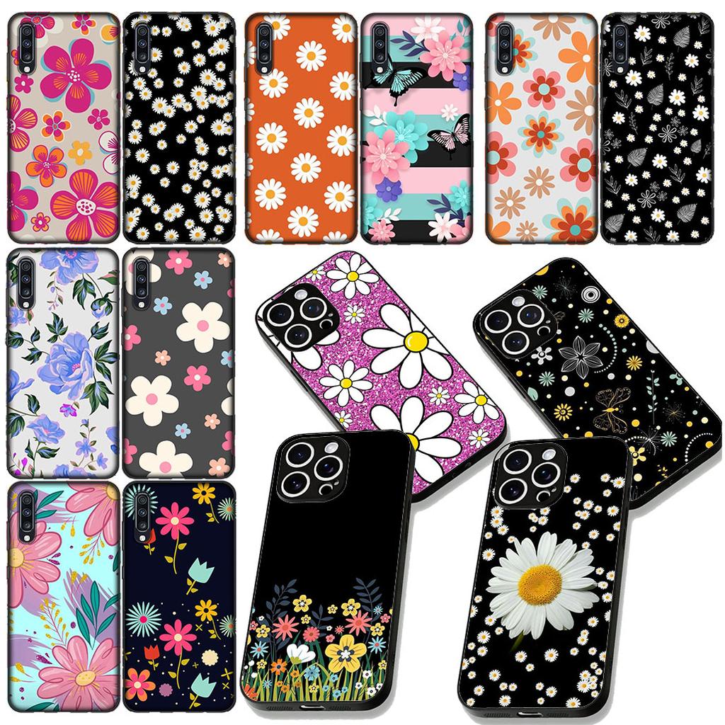 Fashion Fresh Little Daisy Flower Phone Case for Samsung Galaxy A04 j7 J5 J2 Prime J8 A01 A02 A03  A42 M06 M16 M56 M23 M17 Cover