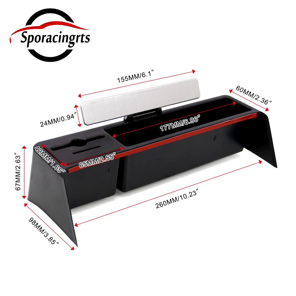 Sporacingrts Center Console Storage Box for Toyota Corolla Perfect for Pocket Small Parking and More 210, Navigation, Coins, Objects, Smartphones,
