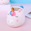 1 Stück Einzigartiges Regenbogen-Einhorn-Design 10oz Keramiktasse Handbemalte Kaffee- Kakao-Tasse für Kinder Jungen & Mädchen Einhorn-Partys