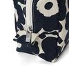 Marimekko Mini Unikko Vilja Pouch, Cotton/Dark Blue, 70530-851 [Parallel Import]