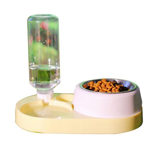 Stainless Steel Pet Food Bowl Large Capacity Easy To Clean Multi-Functional Feeding Drinking Cats Dogs Pet Feeding Station