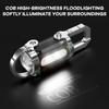 Mini Flashlight Keychain Portable Waterproof for Outdoor Camping Hiking Emergency Use Durable Plastic High-Brightness LED