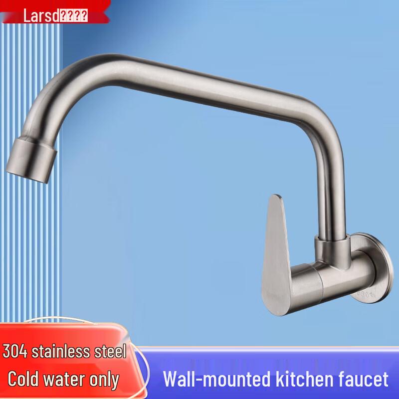 Lersidan Wall-Mounted Single Cold Kitchen Faucet DL-04