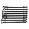 8pcs Metal   Joint Link Rod RC Accessory Fit for   SCX10II 90046 D90 1Celsius10 RC Car