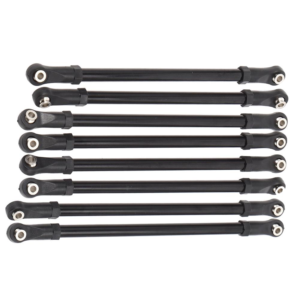 8pcs Metal Joint Link Rod RC Accessory Fit for SCX10II 90046 D90 1Celsius10 RC Car