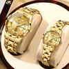 OPK Minimalist Waterproof Women Watch Fashion Luxury Gold Couple Quartz Watches Men Bracelet Casual Simple Ladies Gift Hot Sale