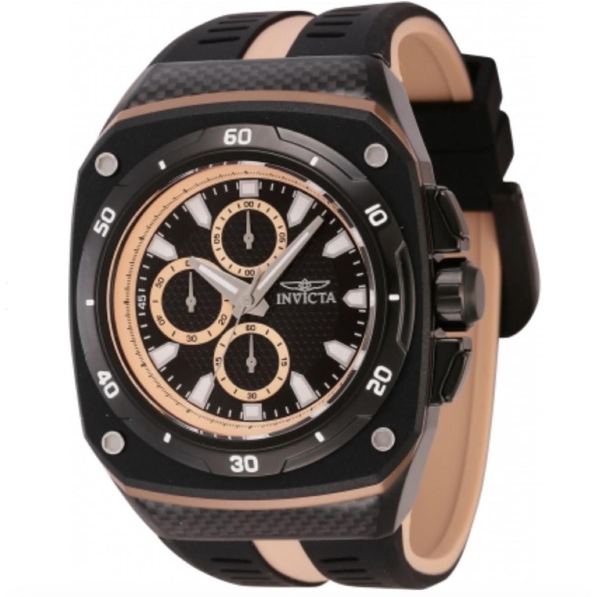 Used [New] INVICTA Speedway Black x Bronze Chronograph Watch
