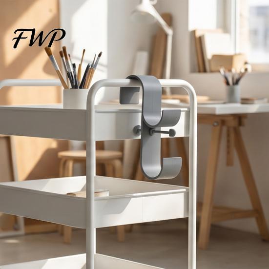 Non-invasive Pool Bracket Hooks Adjustable Swimming Hanger Drill-Free U-shaped Hook Installation Durable Multifunctional Storage for Poles Hardware