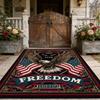 American Retro Patriotic Style Doorway Big Size Rugs Decoration Independence Day Washable Carpet Non-slip Lint-free Floor Mats