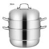 Sanjiaolong 3-Layer Stainless Steel Steamer Pot