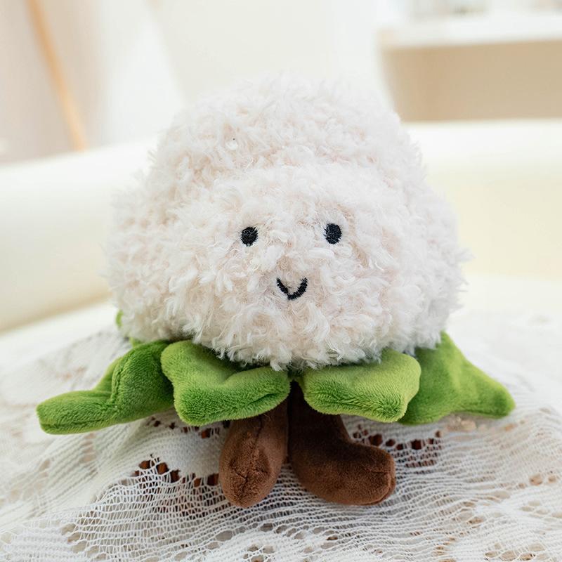 Creative Eggplant Doll Red Umbrella Umbrella Mushroom Doll Cute Vegetable Fruit Shape Plush Toy Boutique Doll