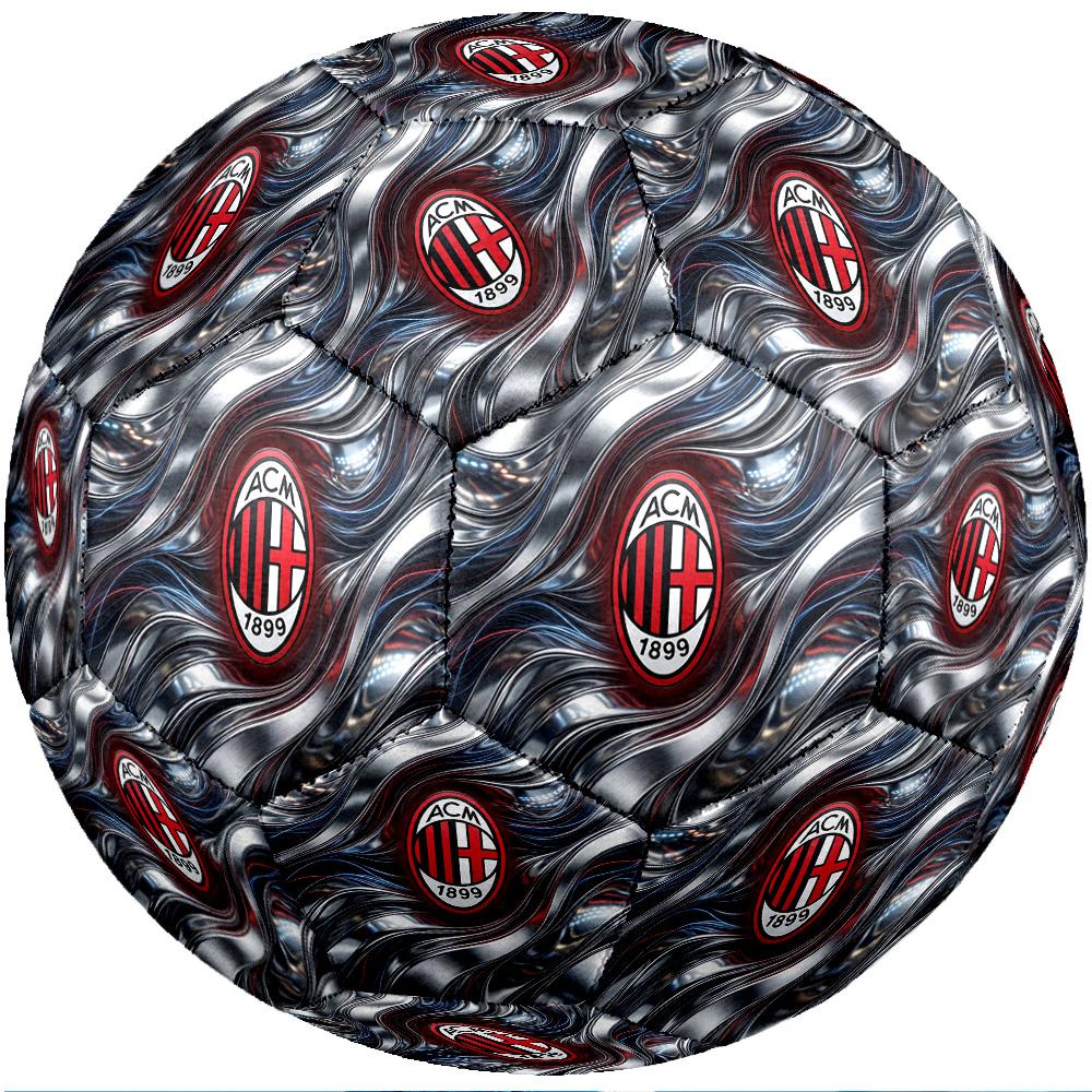 AC Milan Theme Soccer Ball Size 5 Soccer Ball Soft Touch Professional Training Football for Outdoor Sports