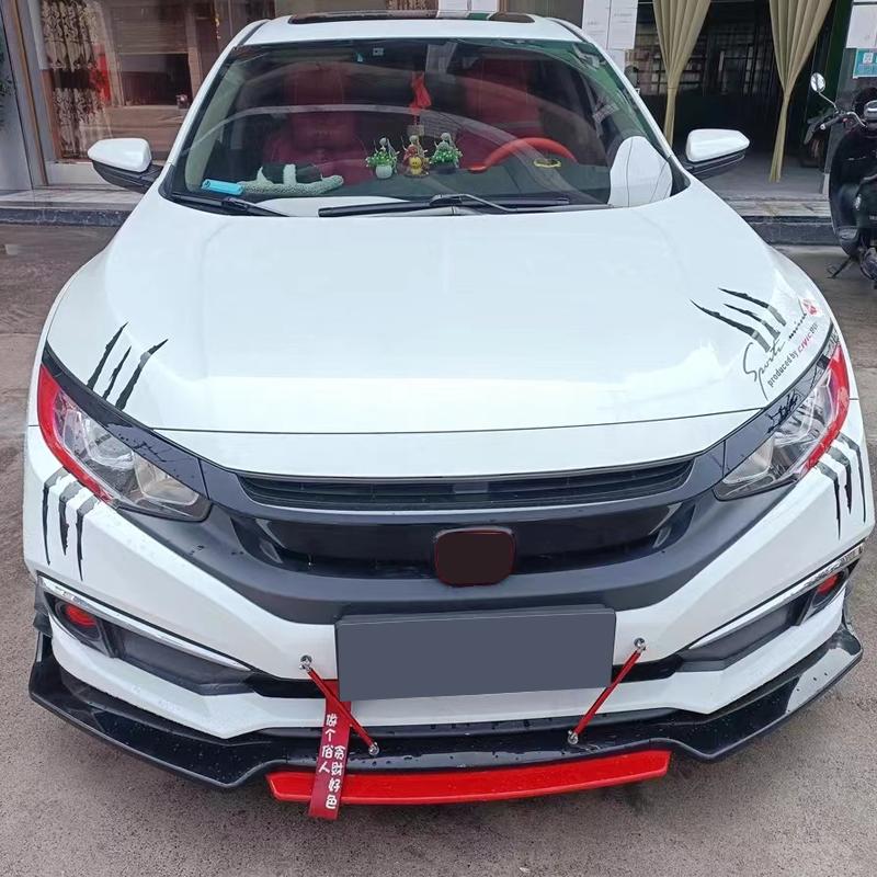 Car Lamp Vinly Monster Claw Marks Dinosaur Raptor Sticker For BMW E46 E90 Mercedes Benz Accessories Ford Focus Mk2 Peugeot 307 3