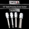 YATO Hex Socket Set: Long Hexagonal Electric Wrench Screwdriver Attachment