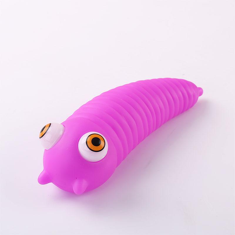 Soft Toy Animal Cute Anti-Stress Ball Tricky Caterpillar Vent Doll Toys Abraact Soft Sticky Squishi Stress Relief Funny Gift J87
