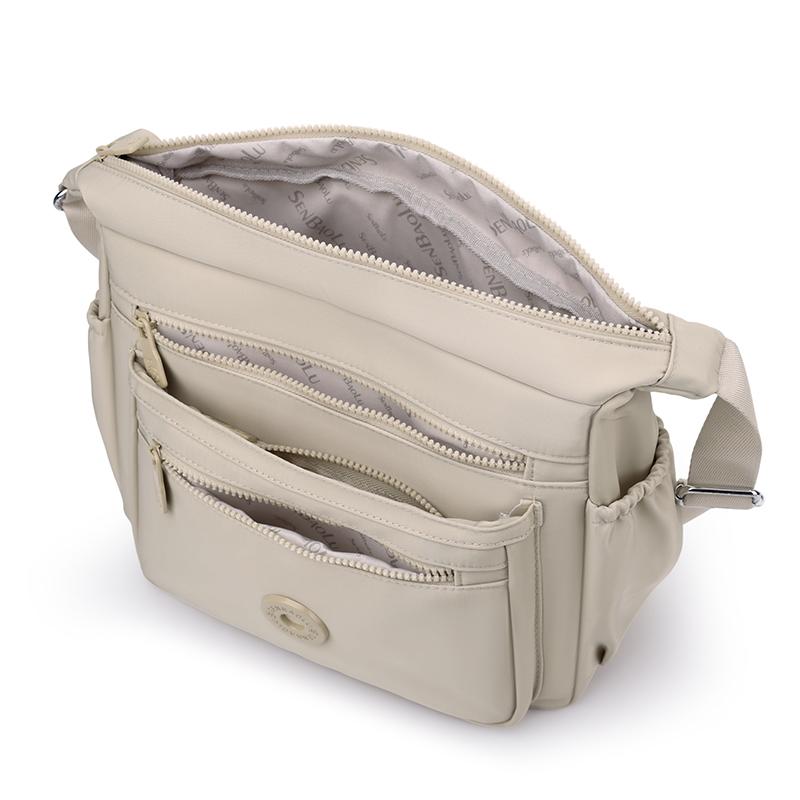 Commuter Shoulder Bag Women's Crossbody Bag Lightweight Water-Repellent Nylon Bag