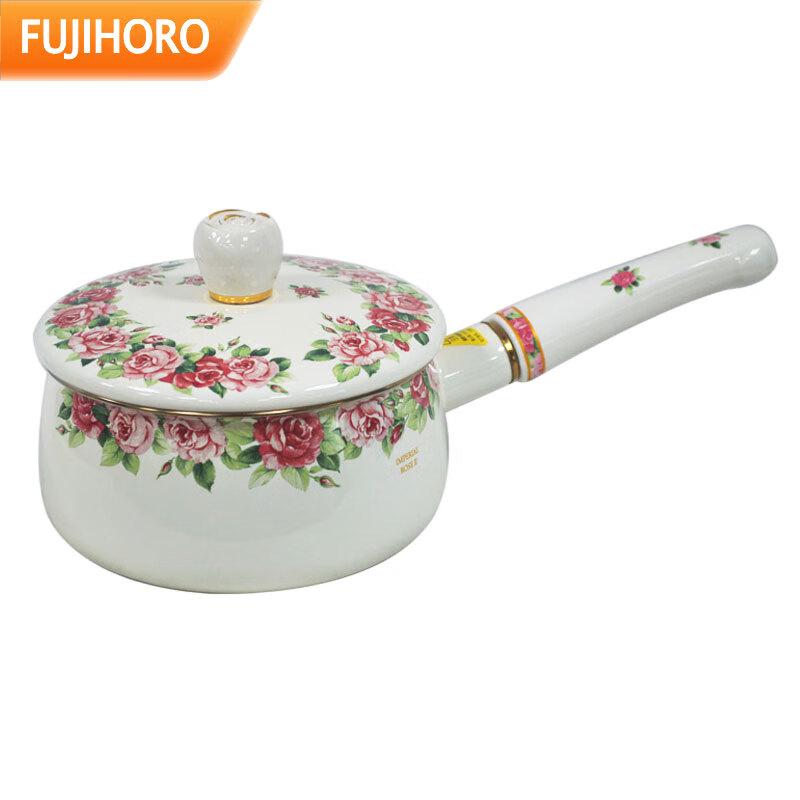 FUJIHORO Japanese Enamel Milk & Soup Pot