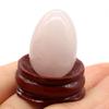 Natural Stone Decoration Egg-Shapedl With Base Artificial Ornament Lucky Gift Bed-Room Garden Office Desk Ornaments