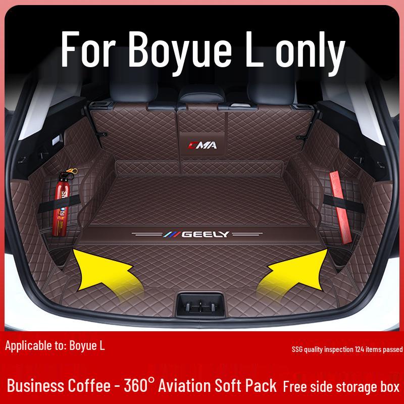 Geely Boyue L 2024 Trunk Mat - Full Coverage Tail Box Interior Decor Fán