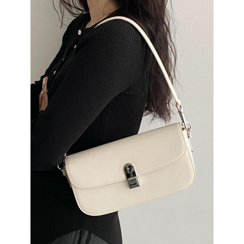 2024 Women's Brown Niche Luxury Underarm Shoulder Bag - Crossbody Small Square for Commuting