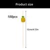100 Count User Friendly Bamboos Skewers 12Cm Smooth Finishes Food Picks Dessert Serving Picks For Catering And Home