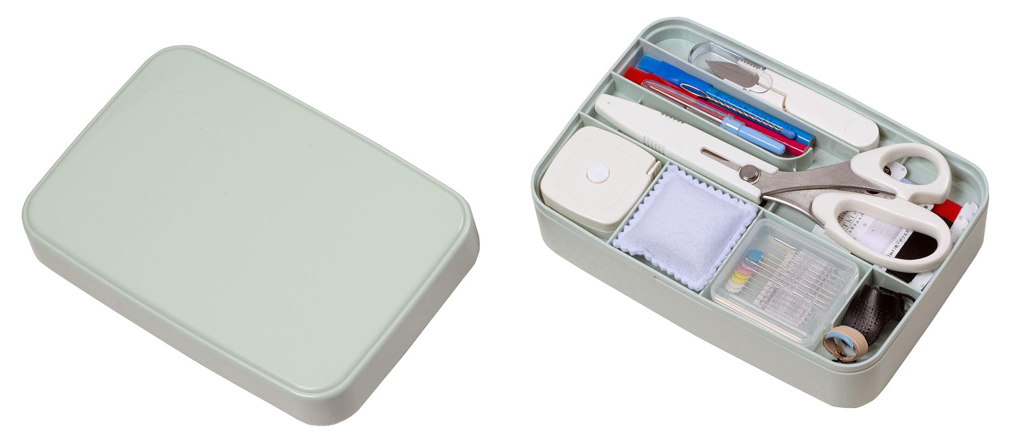 Misasa Ptolemy Sewing Set, Thin Type, No. 1434, Dull Green