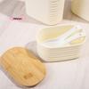 M-Wooden Lid Food Storage Jar - Sealed Kitchen Organizer Container With Lid For Efficient Pantry Storage And Organization