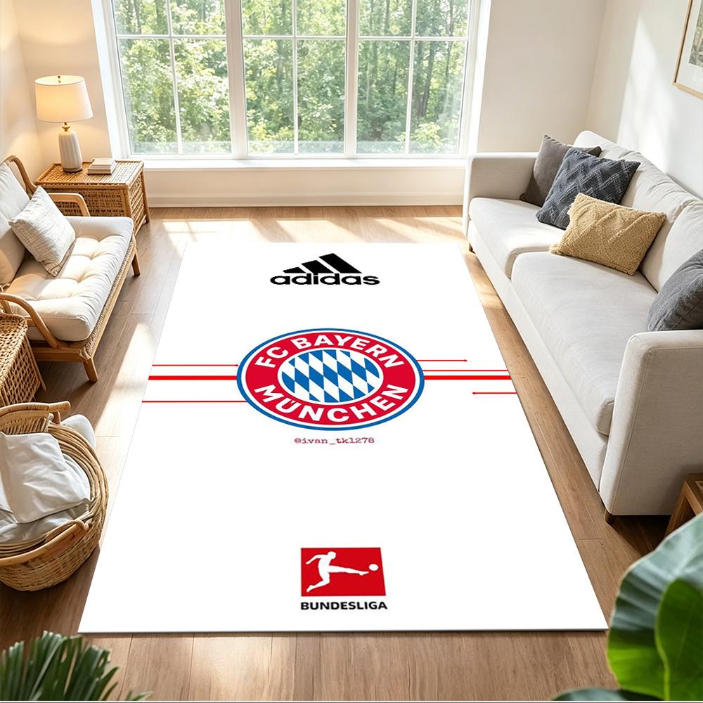 Bayern Munich Glory Carpet Perfect for Living Rooms Dining Room Balcony Kitchen Antislip Carpet Anime Office Decor Wedding Party Gift