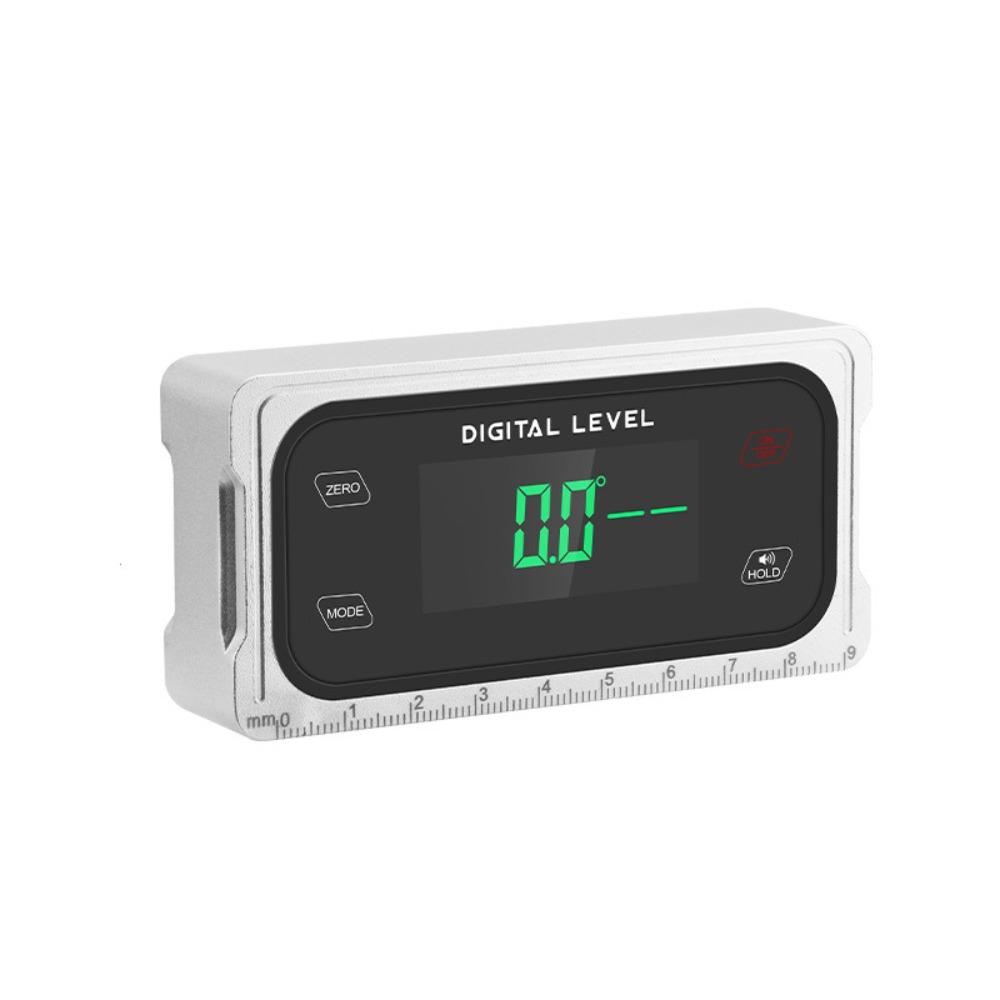Digital Display Level Angle Gauge With Magnetic Base Electronic Angle Protractor  Level Gauge Tool серебряный