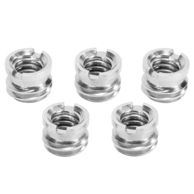 SMALLRIG Kamera-Schraubenadapter, Innen- auf Außengewinde, Schraubadapter, kompatibel mit Ständer, 5er-Set, 1610, 1/4 3/8 Einbeinstativ/Kugelkopf/Licht usw.. - [Artikel]