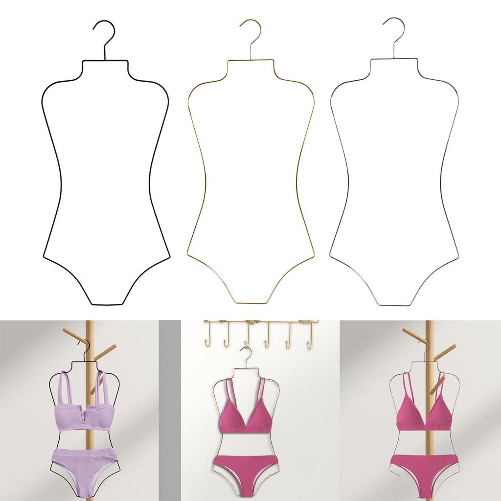 Swimsuit Hanger Metal Bathing Suit Hanger for Show Window Boutiques Wardrobe
