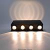 3XUF LED Wall Washer Adjustable Color Setings Solar Deck Lighting Waterproof Perfect for Outdoor Use Garden and Pool Areas