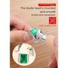 Ergonomic Wooden Handle Bezel Pusher Stainless Steel Precisions Tool For Professional Jewelry Workshop