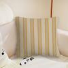 Fashion Stripes Design Art Cushion Cover Pillow Case Plush Fabric Soft Double Sided Print Sofa Cushion Cover Throw Pillow Covers