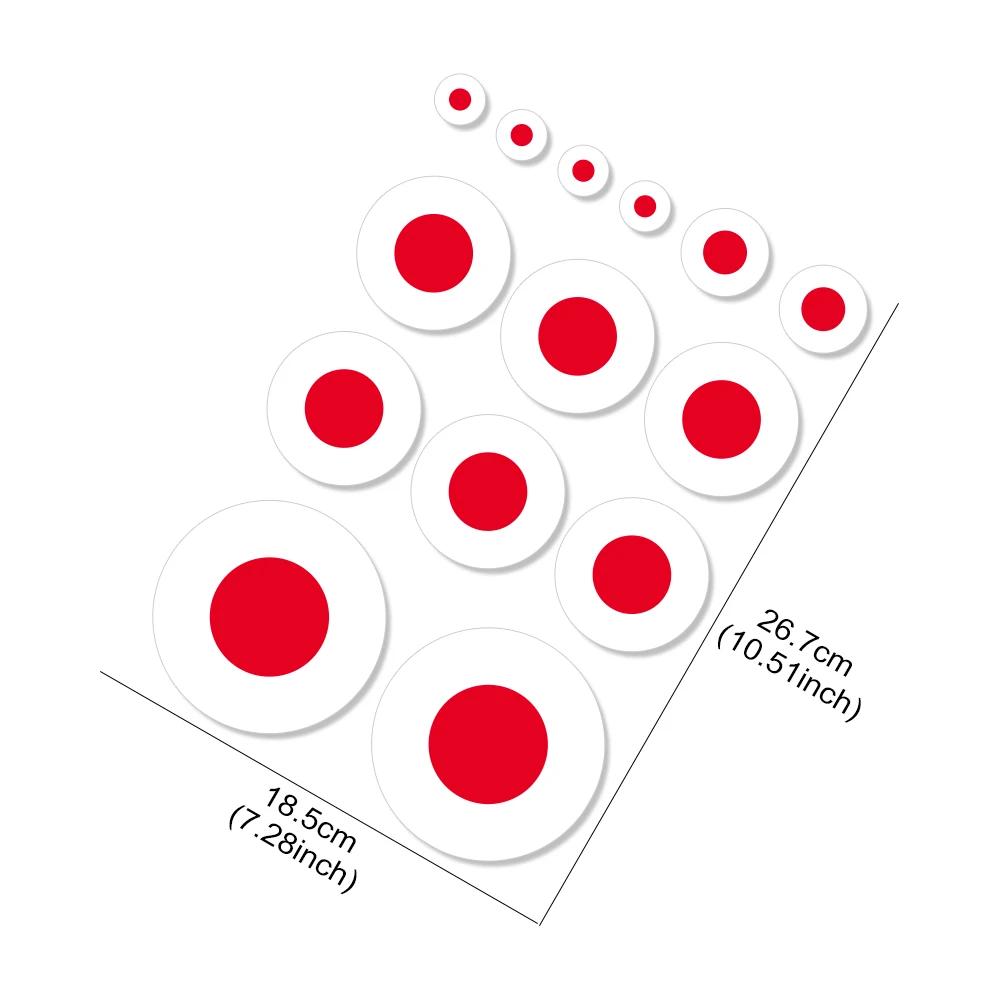 Japanese Flag Stickers Car Window Japan Vinyl Decals Decoration Auto Accessories For Toyota Daihatsu Suzuki Honda Nissan Yamaha