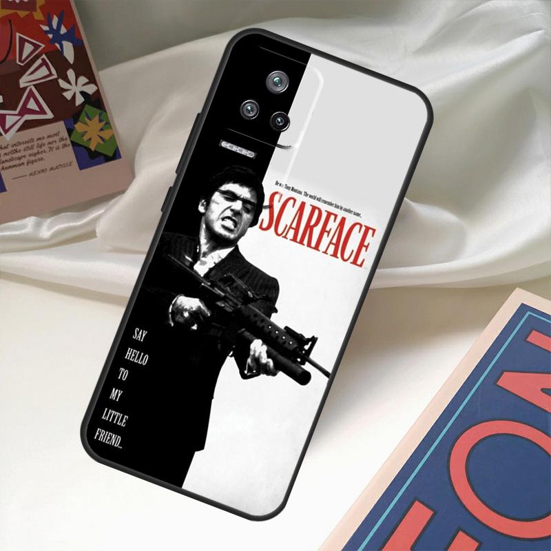 Scarface Al Pacino Tony Montana Case For Xiaomi 15 14 Ultra 17 Pro Max 13T 14T 15T Pro POCO F8 X3 X5 X6 X7 F5 F6 F7 Pro Coque