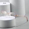 Women's Glasses Cat Eye Metal Eyeglasses Frame Optical Myopia Glasses Blue Light Blocking Transparent Computer Glasses Lentes