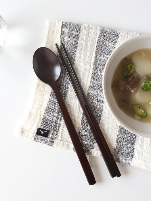 

kamomekitchen natural lacquer wine spoon set one