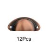 12Pcs/Set Hardware Handle Wardrobe Durable Drawer Pulls Push-pull Furniture Kitchen Cabinet Door Knobs Iron