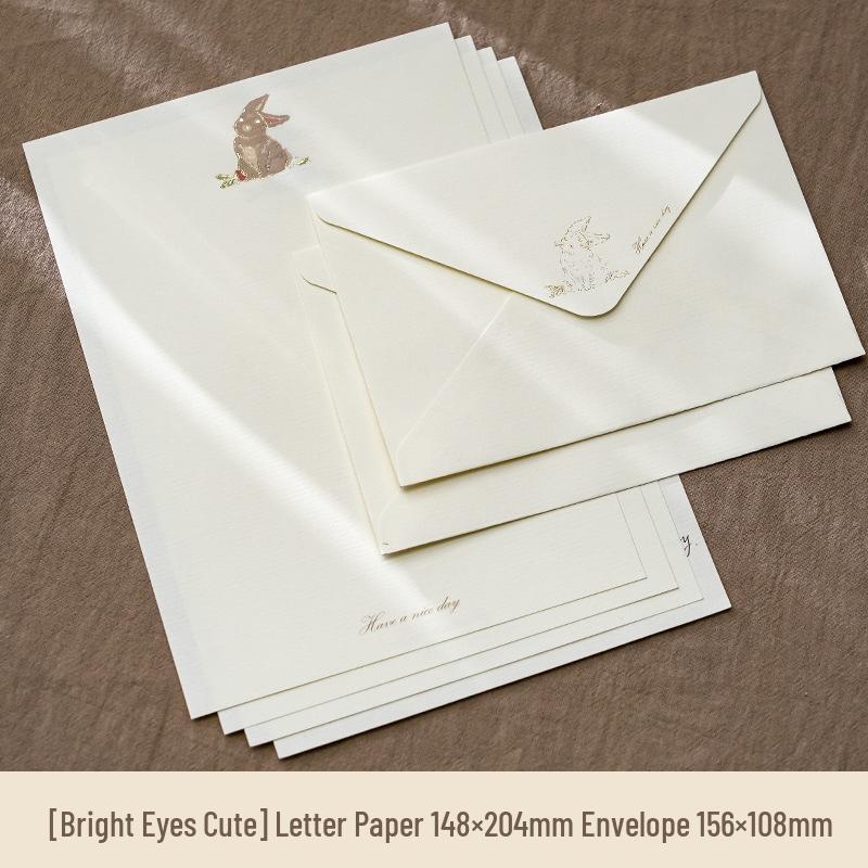 

Song of the Wilderness Gold Foil Letter & Envelope Set: Elegant Ins Style Artistic Journal for Heartfelt Letters