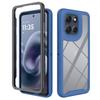 For Motorola Moto G86, G56 Case Soft Bumper + Crystal Clear Hard Back Panel 360 Protect Shockproof Cover For MOTO G 86