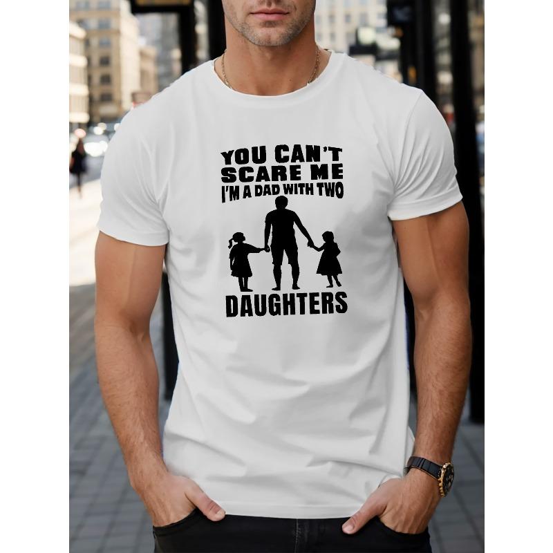 

Print T-shirt, Stylish & Breathable Street Fashion For Men, Simple Lightweight Comfy Top, Casual Crew Neck Short Sleeve T-shirt For Summer S белый