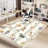 1PC Dogs Pattern Anti-slip carpet, suitable for Office, bedroomand playrooms. It can also be used as a sofa footrest cover-W98