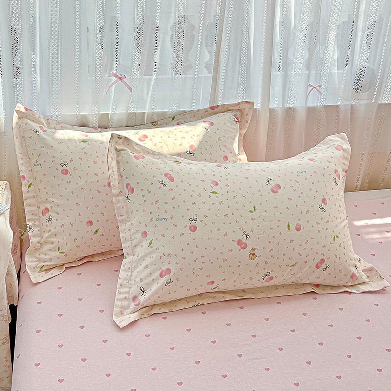 2025 Pure Cotton Cartoon Pillowcase Set - Pair of 48x74cm Pillow Covers