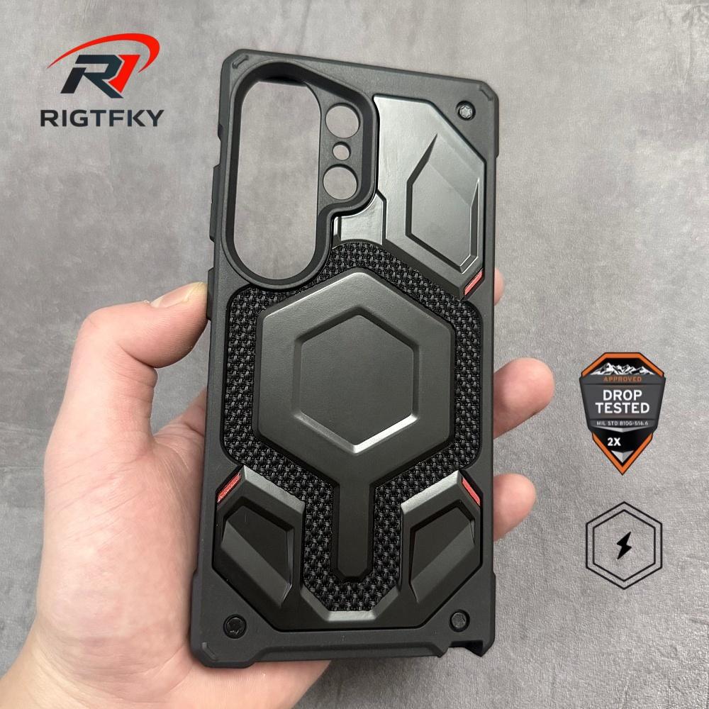 НОВЫЙ Оригинальный чехол Monarch для телефона Samsung S26 Ultra S25 S24 S23 Plus S26ULTRA Усиленный ударопрочный Бронированный Магнитный Защитный чехол Galaxy S26 Ultra чёрный