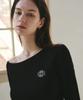 Nigaennikol Nicole Shoulder Ribbed Knit_Black