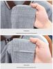 Men's Short Sleeve Half-Zip Polo T-Shirt in Solid Color