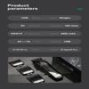 Stainless Steel Rechargeable Electric Hair Clipper Shaver Gradient Fine Trimming with Base Household Electric Shaver Rechargeable Dual-purpose
