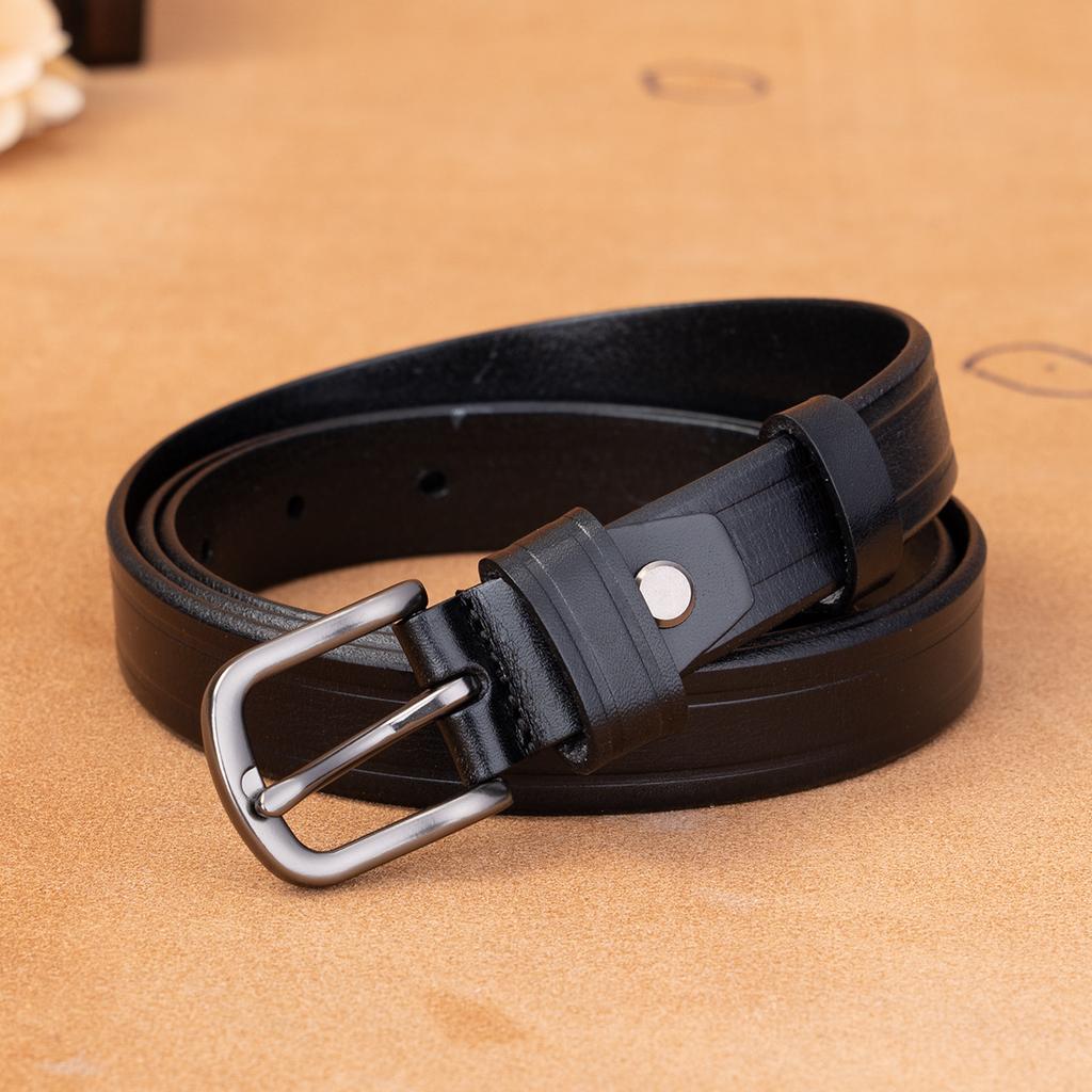Retro Belt First Layer Cowhide Genuine Leather Versatile Tree Paste Leather Pin Buckle Belt Middle-Aged And Young Men'S Belt