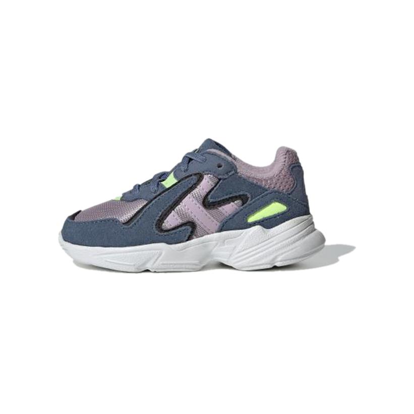 Adidas Originals Yung 96 Chasm El I Дышащие Низкие Детские Кроссовки Серые Для Малышей И Детей EE7563 24